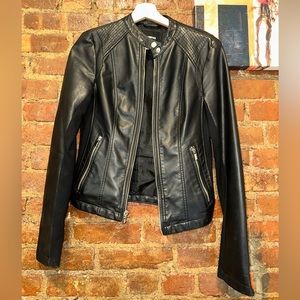 Express Leather jacket (worn twice) - in great condition!